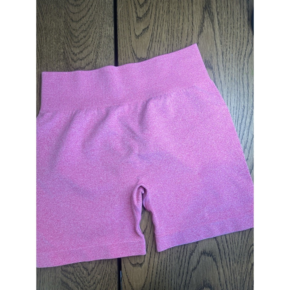 OQQ Women's Pink Bodycon Booty Shorts Cycling‎ Yoga